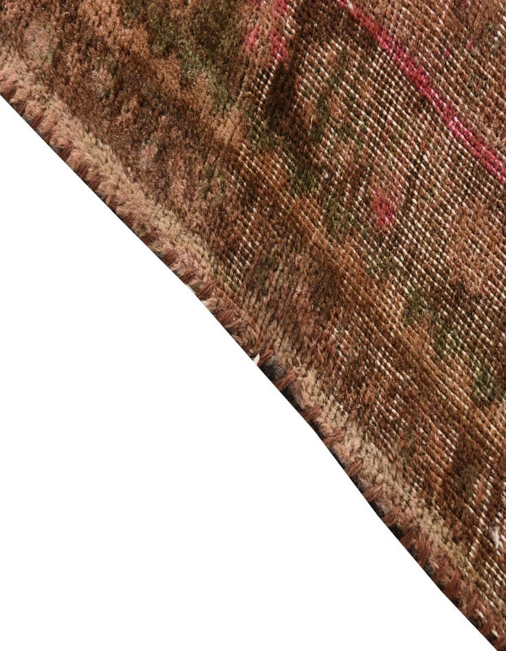 Detail image of  3' 5 x 9' 6  Hand Knotted Ultra Vintage Persian Wool Runner Rug