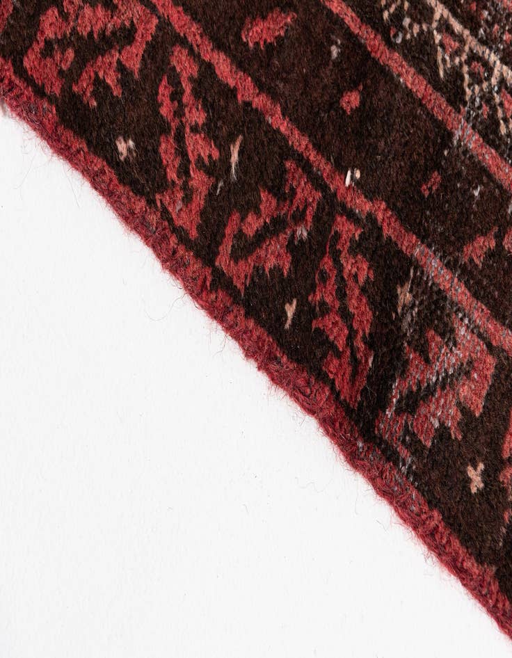 Detail image of  2' 8 x 5' 9  Hand Knotted Ultra Vintage Persian Wool Runner Rug