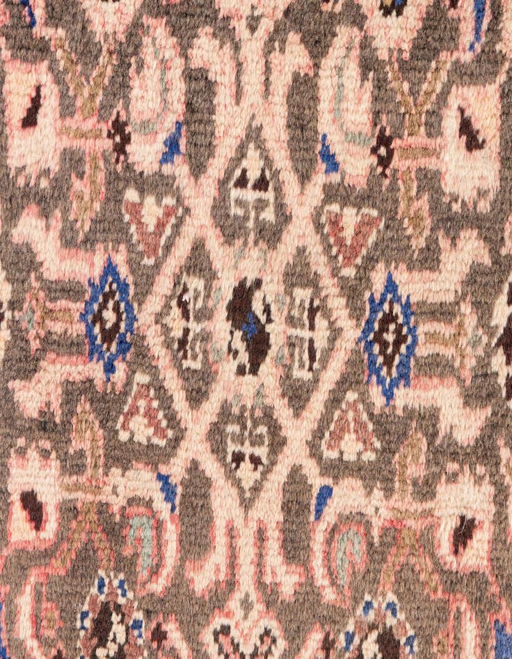 Detail image of  2' 10 x 9' 8  Hand Knotted Ultra Vintage Persian Wool Runner Rug
