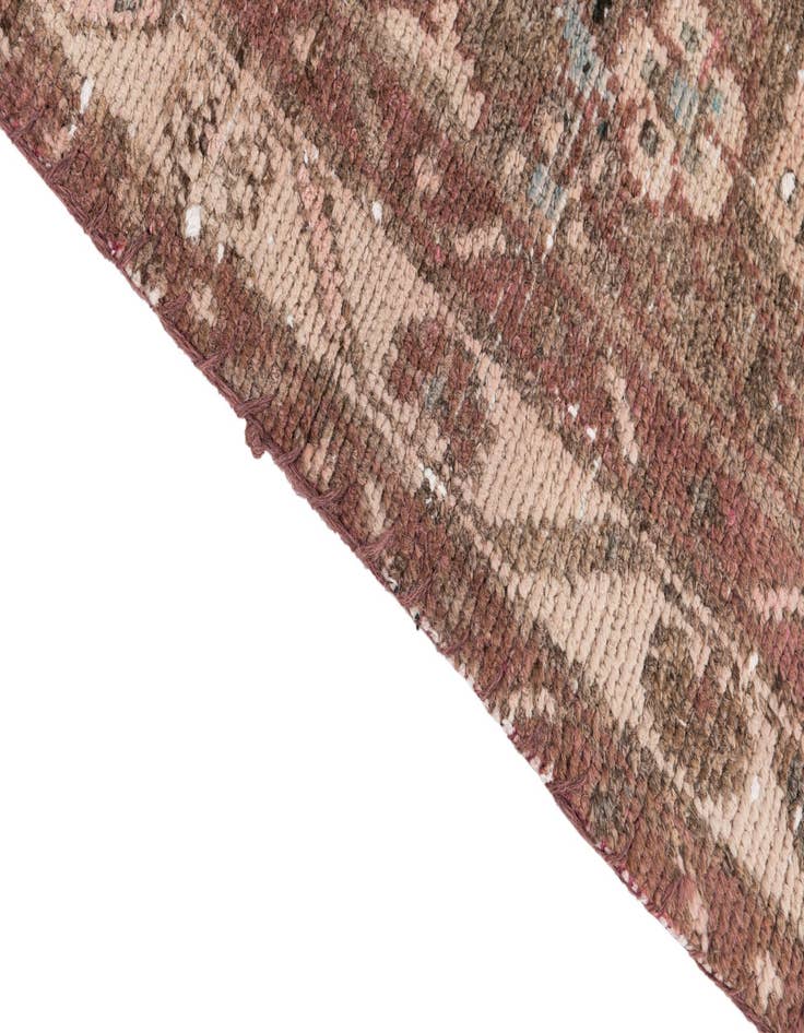 Detail image of  3' 5 x 9' 9  Hand Knotted Ultra Vintage Persian Wool Runner Rug