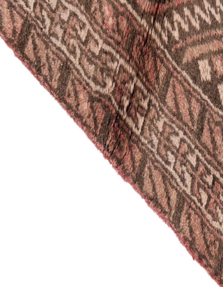 Detail image of  2' 6 x 5' 1  Hand Knotted Ultra Vintage Persian Wool Runner Rug