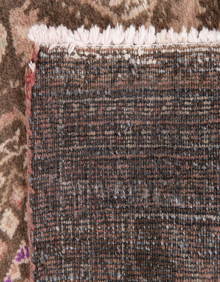 Detail image of  2' 6 x 5' 1  Hand Knotted Ultra Vintage Persian Wool Runner Rug