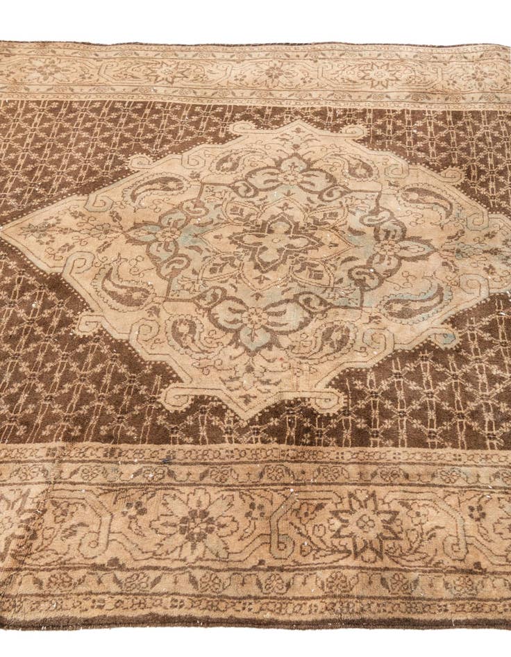 Detail image of  5' 1 x 10' 4  Hand Knotted Ultra Vintage Persian Wool Runner Rug