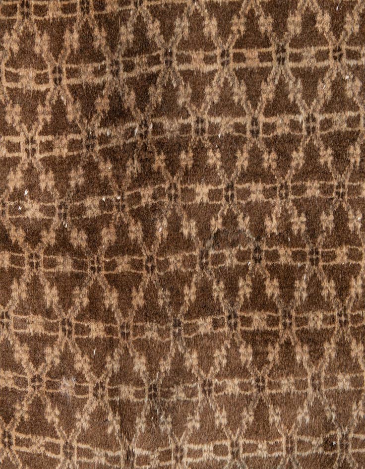 Detail image of  5' 1 x 10' 4  Hand Knotted Ultra Vintage Persian Wool Runner Rug