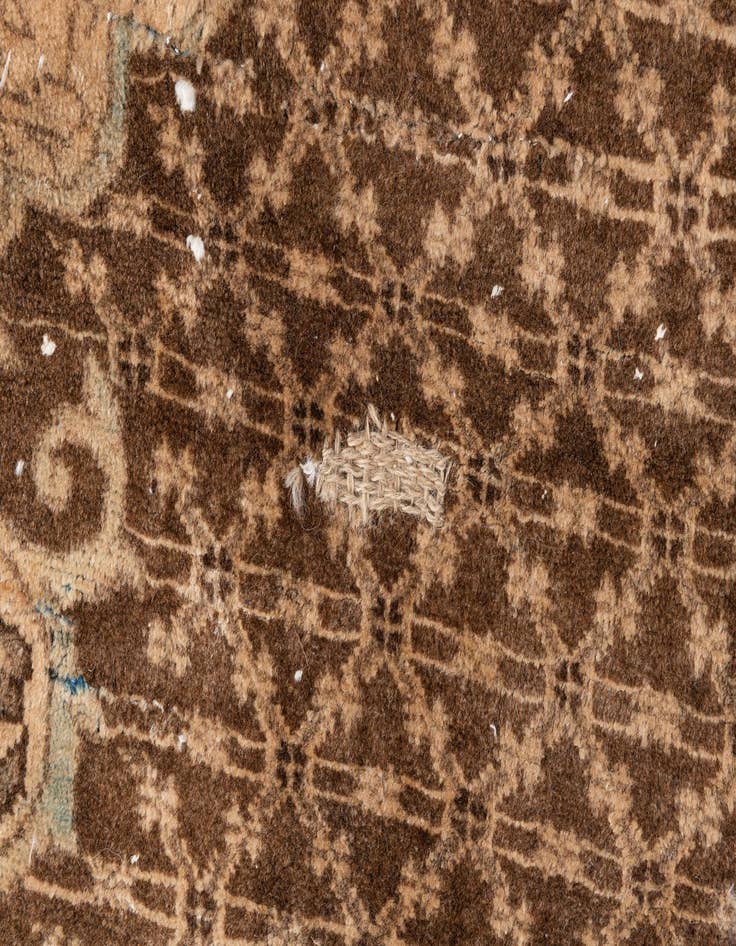 Detail image of  5' 1 x 10' 4  Hand Knotted Ultra Vintage Persian Wool Runner Rug