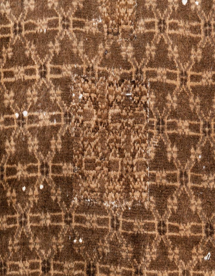 Detail image of  5' 1 x 10' 4  Hand Knotted Ultra Vintage Persian Wool Runner Rug
