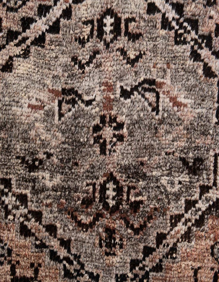 Detail image of  2' 10 x 6' 8  Hand Knotted Ultra Vintage Persian Wool Runner Rug