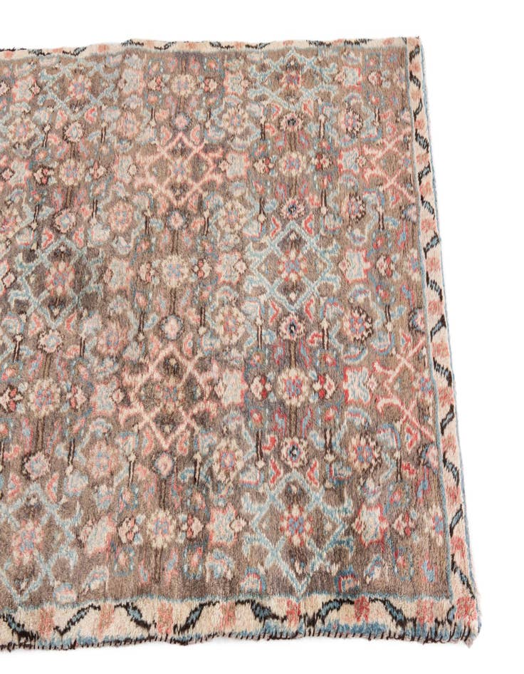 Detail image of  2' 9 x 8' 8  Hand Knotted Ultra Vintage Persian Wool Runner Rug