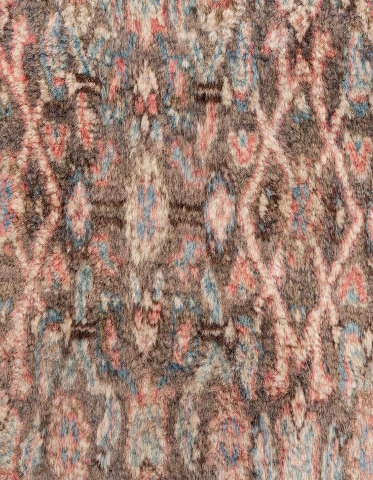 Detail image of  2' 9 x 8' 8  Hand Knotted Ultra Vintage Persian Wool Runner Rug