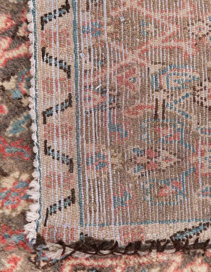 Detail image of  2' 9 x 8' 8  Hand Knotted Ultra Vintage Persian Wool Runner Rug