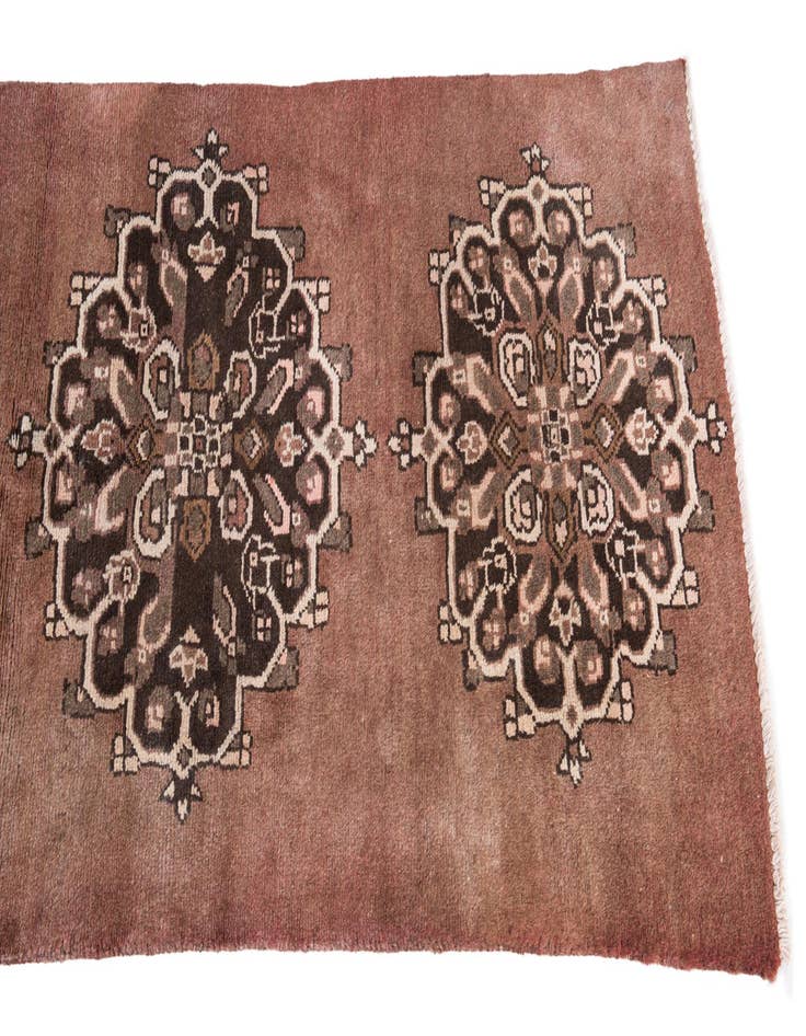 Detail image of  2' 3 x 7'  Hand Knotted Ultra Vintage Persian Wool Runner Rug