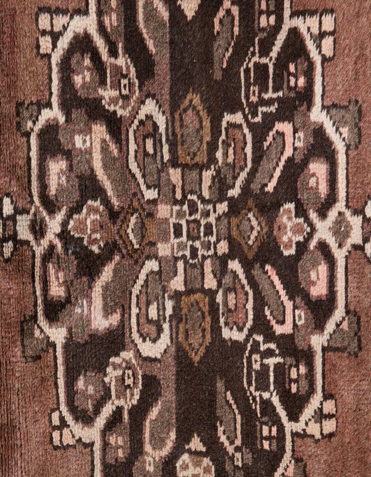 Detail image of  2' 3 x 7'  Hand Knotted Ultra Vintage Persian Wool Runner Rug