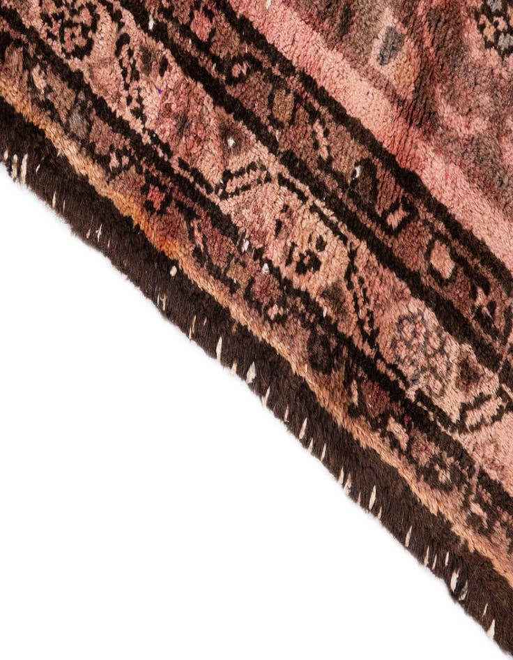 Detail image of  3' 7 x 9' 5  Hand Knotted Ultra Vintage Persian Wool Runner Rug