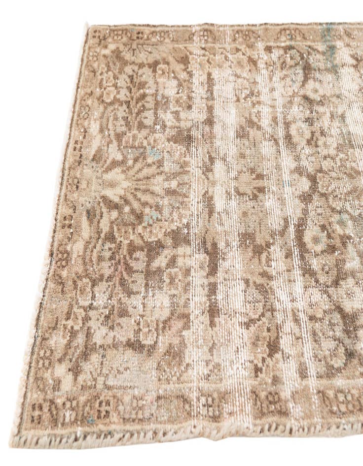 Detail image of  2' 2 x 9' 5  Hand Knotted Ultra Vintage Persian Wool Runner Rug