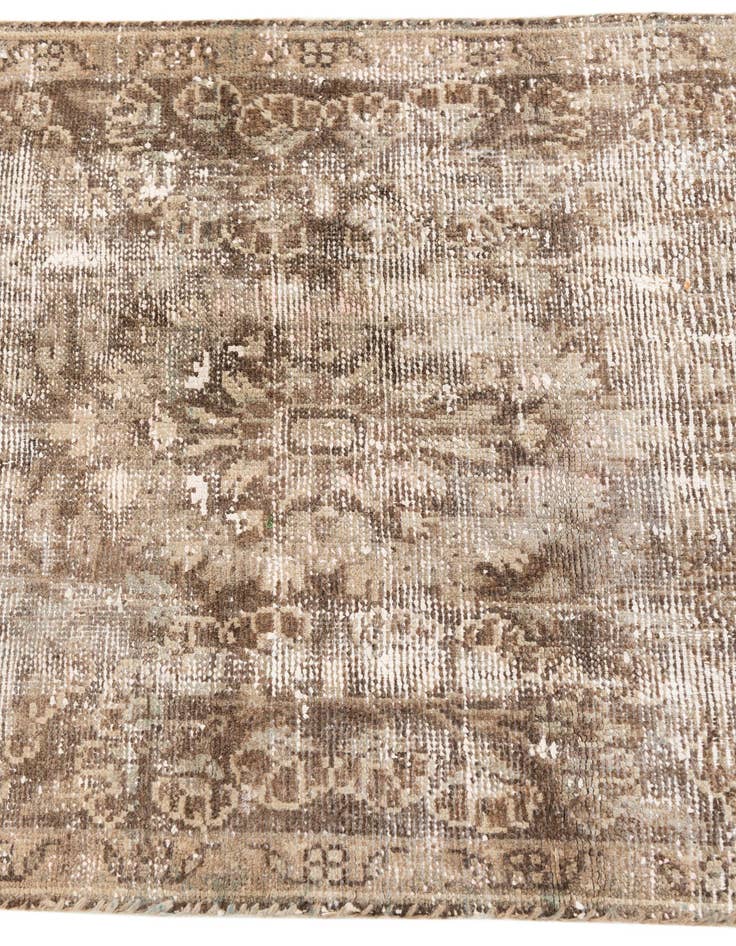 Detail image of  2' 2 x 9' 5  Hand Knotted Ultra Vintage Persian Wool Runner Rug