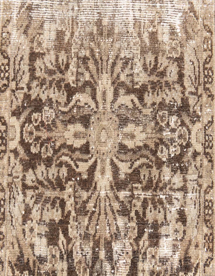 Detail image of  2' 2 x 9' 5  Hand Knotted Ultra Vintage Persian Wool Runner Rug