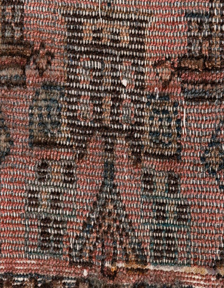 Detail image of  3' 5 x 9' 9  Hand Knotted Ultra Vintage Persian Wool Runner Rug