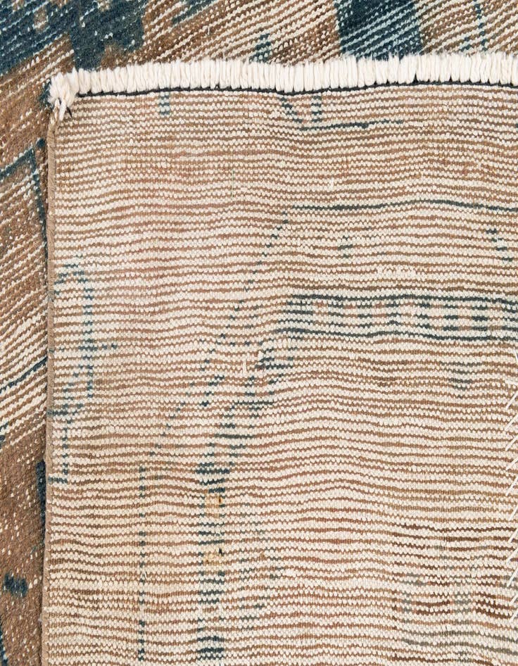 Detail image of  2' 7 x 10'  Hand Knotted Ultra Vintage Persian Wool Runner Rug