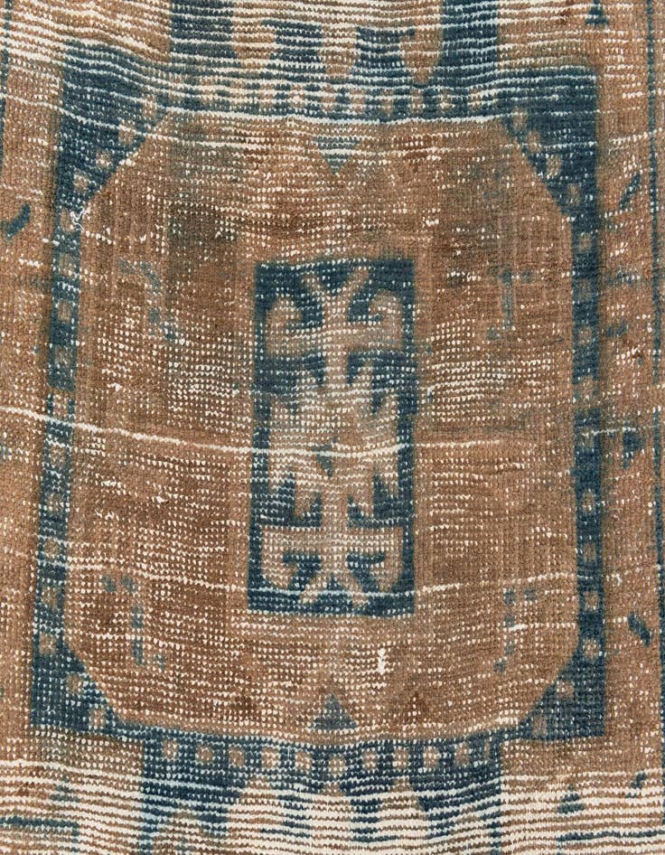 Detail image of  2' 7 x 10'  Hand Knotted Ultra Vintage Persian Wool Runner Rug