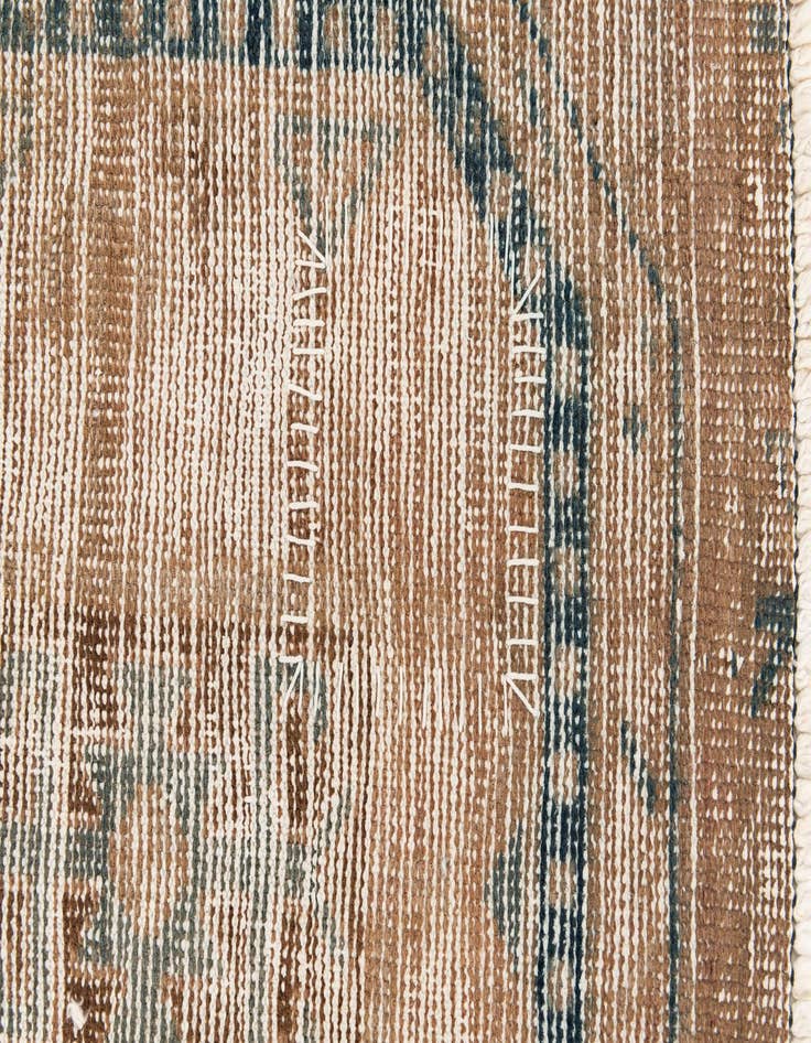 Detail image of  2' 7 x 10'  Hand Knotted Ultra Vintage Persian Wool Runner Rug