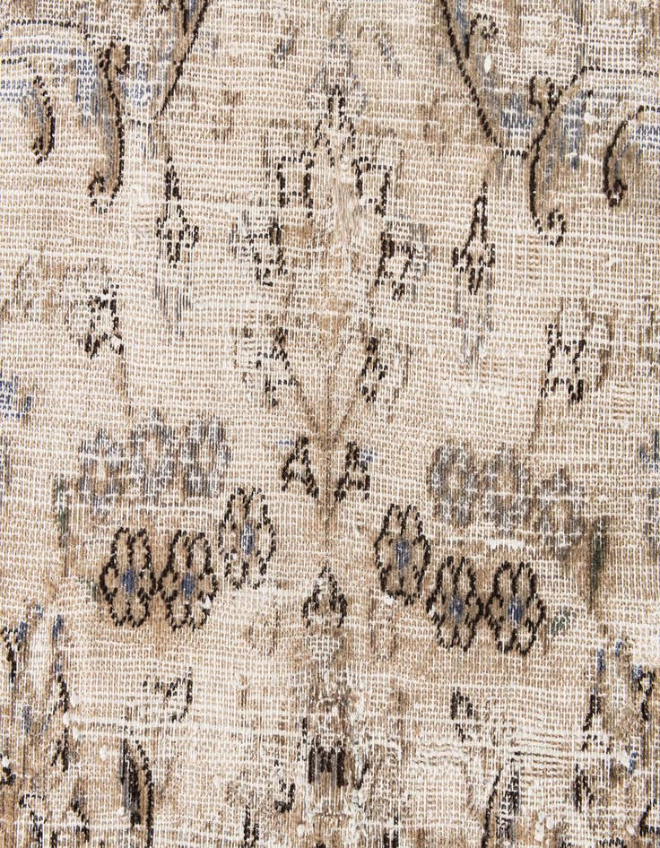 Detail image of  2' 9 x 9' 7  Hand Knotted Ultra Vintage Persian Wool Runner Rug