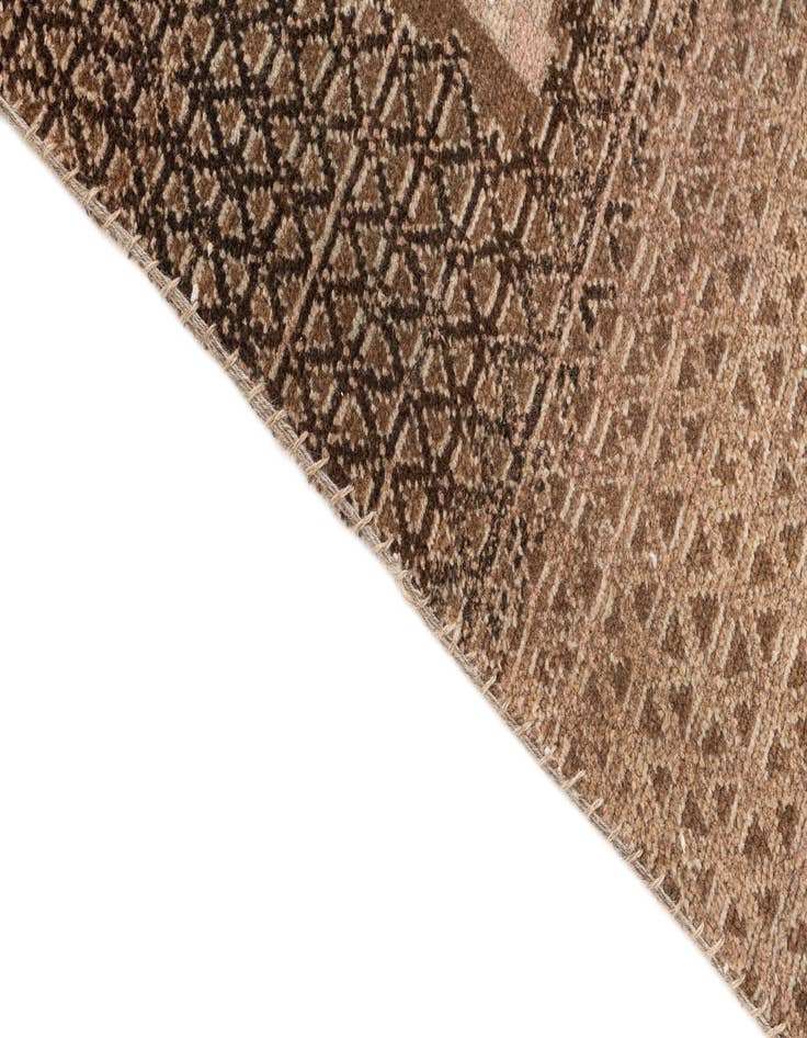 Detail image of  3' 2 x 7' 5  Hand Knotted Ultra Vintage Persian Wool Runner Rug