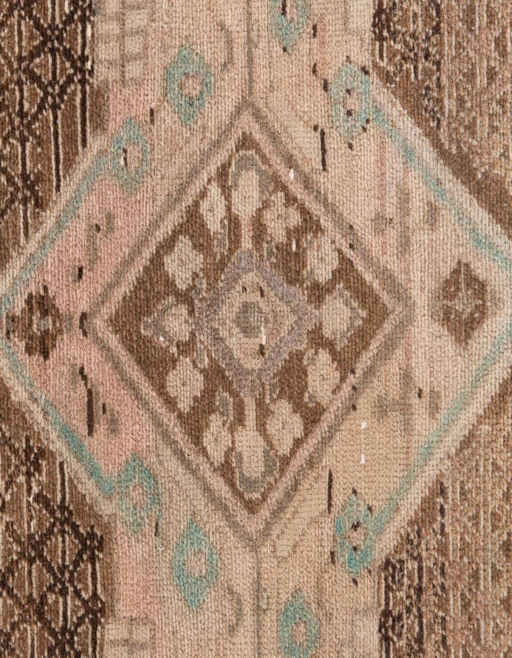 Detail image of  3' 2 x 7' 5  Hand Knotted Ultra Vintage Persian Wool Runner Rug