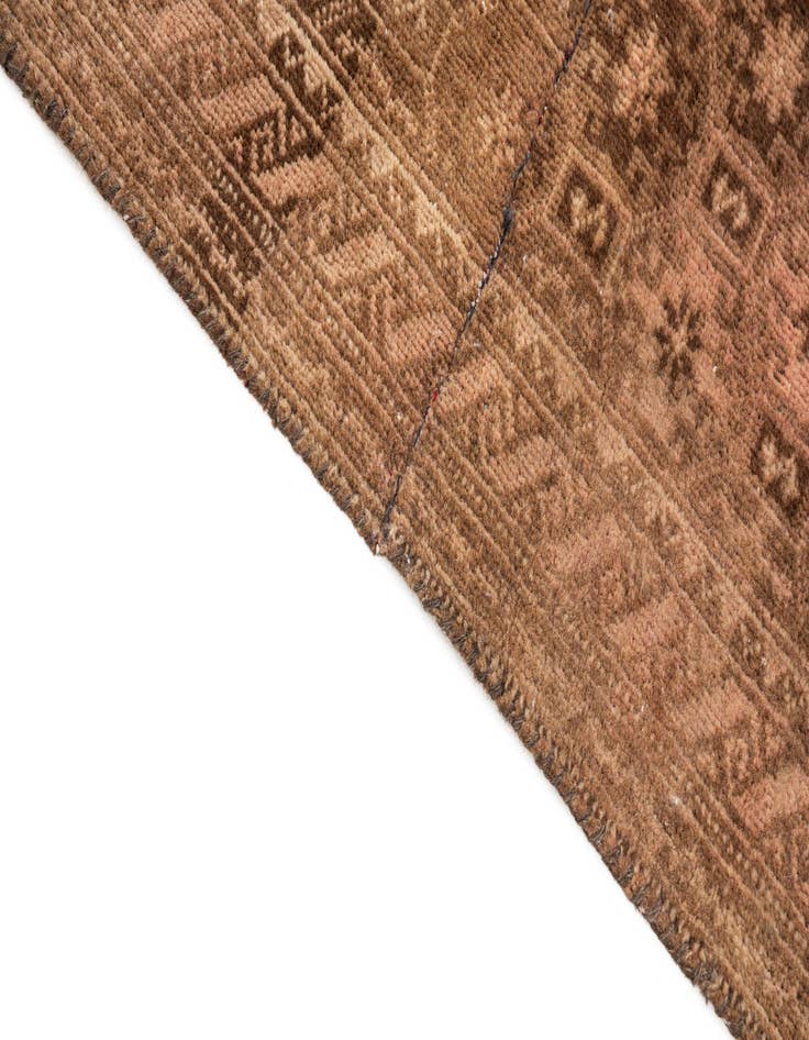 Detail image of  2' 2 x 4' 9  Hand Knotted Ultra Vintage Persian Wool Runner Rug