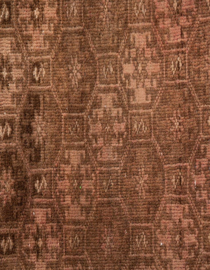 Detail image of  2' 2 x 4' 9  Hand Knotted Ultra Vintage Persian Wool Runner Rug