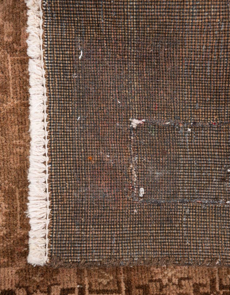 Detail image of  2' 2 x 4' 9  Hand Knotted Ultra Vintage Persian Wool Runner Rug