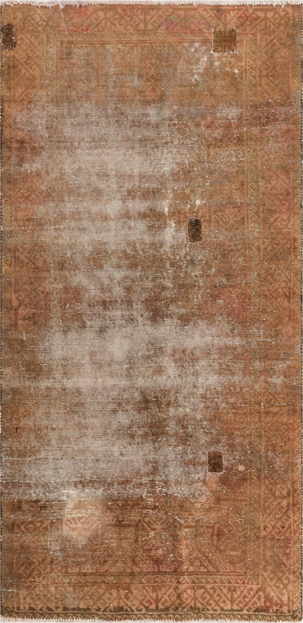  4' x 8'  Hand Knotted Ultra Vintage Persian Wool Runner Rug