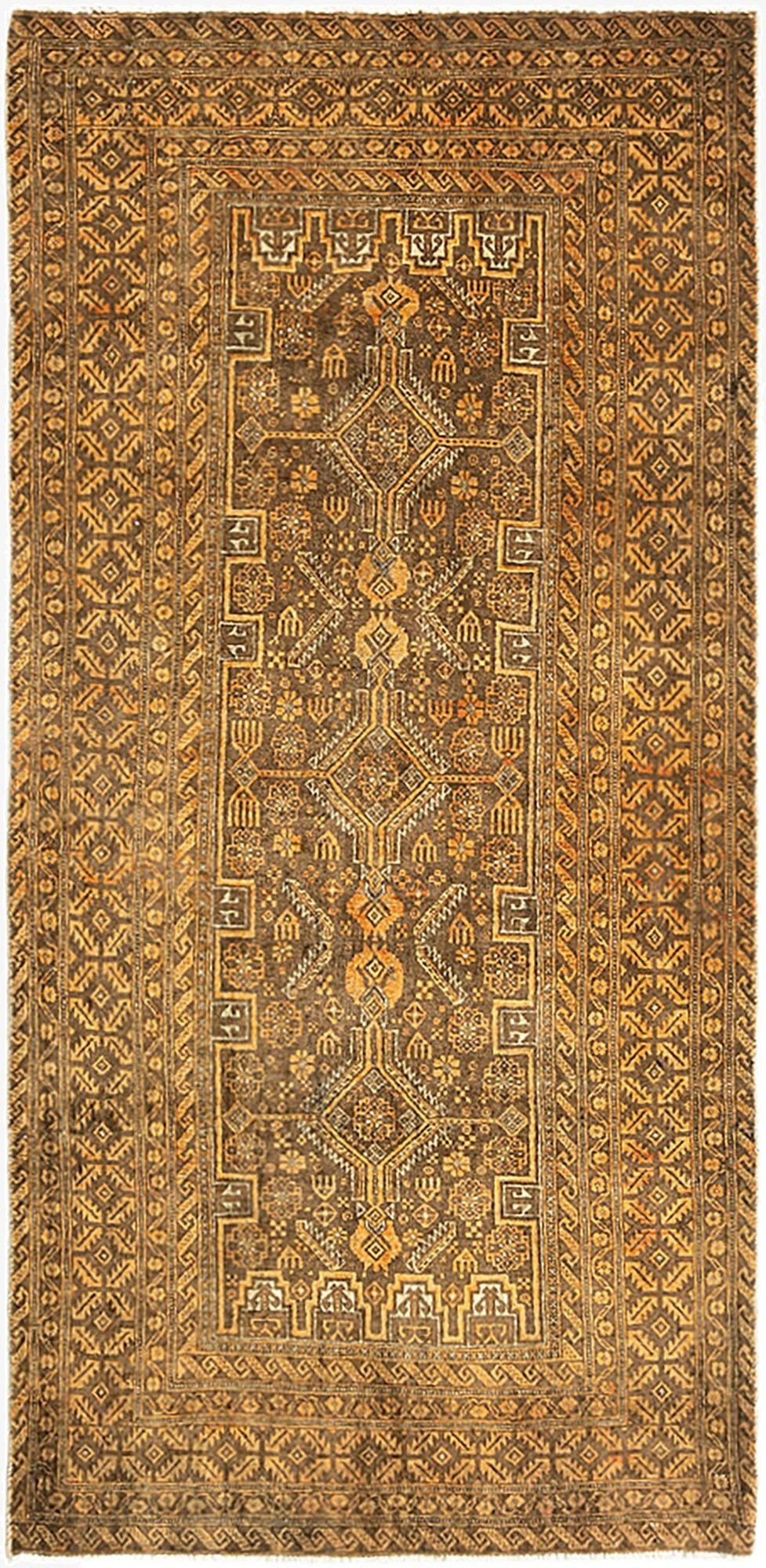  3' 3 x 6' 8 Vintage Runner Rug