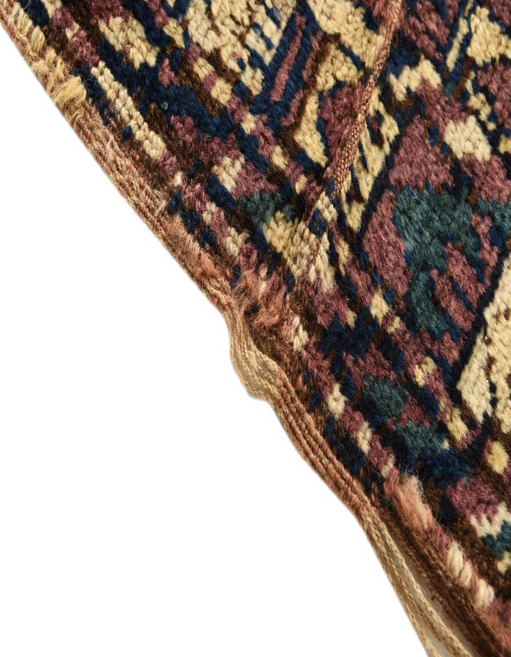 Detail image of 4' x 4' 2 Hand Knotted Bakhtiar Persian Wool Square Rug