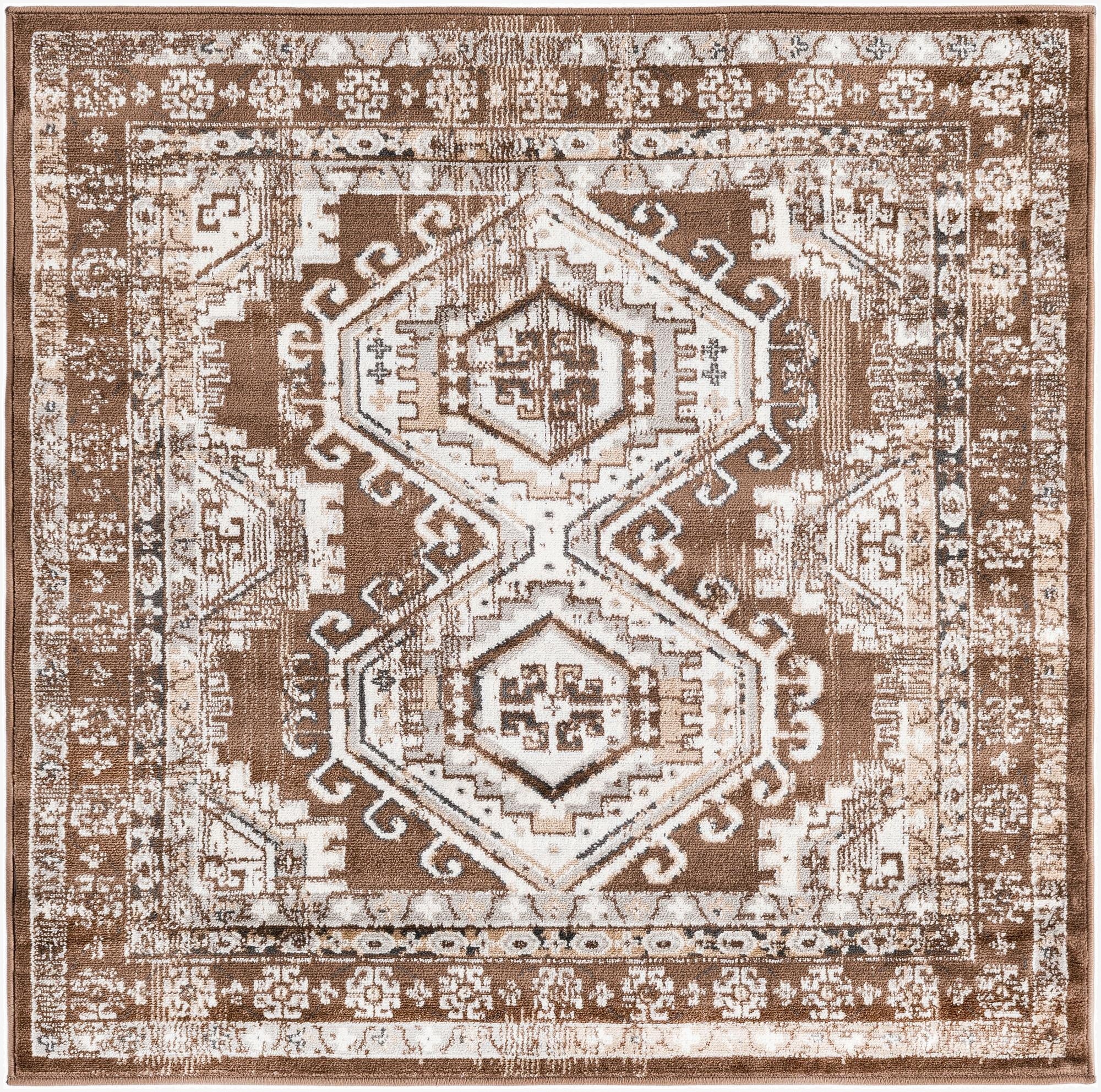  4' x 4' Charlotte Square Rug