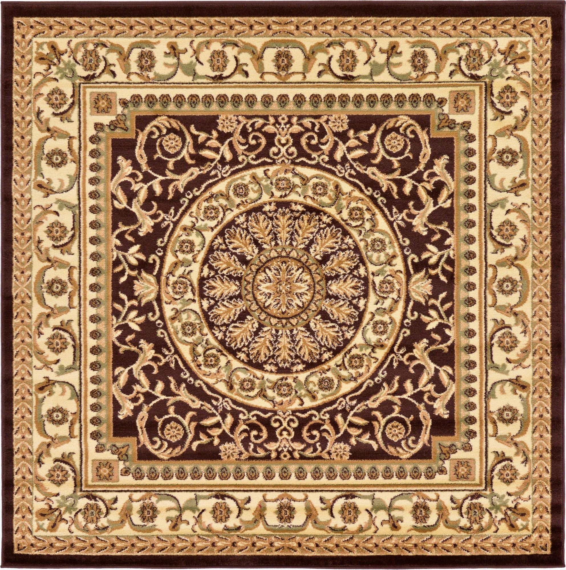  6' x 6' Chateau Square Rug