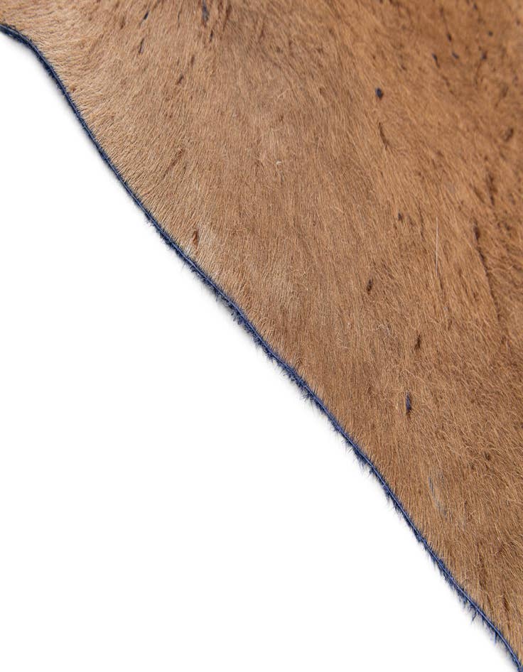Detail image of  7' 7 x 8' Cowhide Leather Square Rug