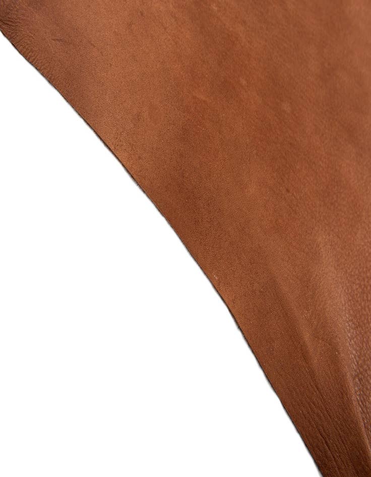 Detail image of  6' 1 x 6' 1 Cowhide Leather Square Rug