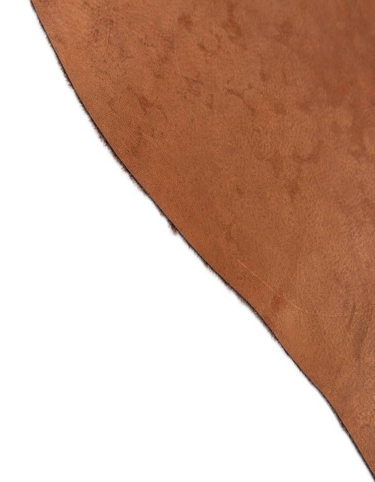 Detail image of  5' 11 x 6' 3 Cowhide Leather Square Rug