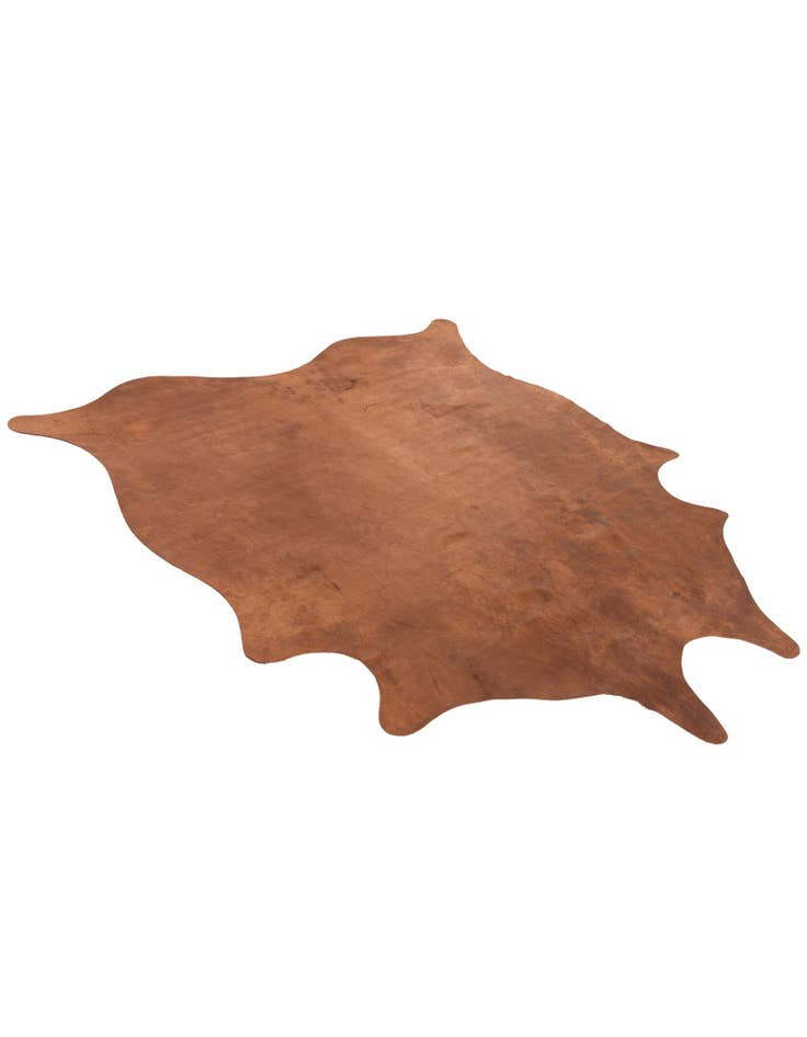 Detail image of  6' 2 x 6' 8 Cowhide Leather Square Rug