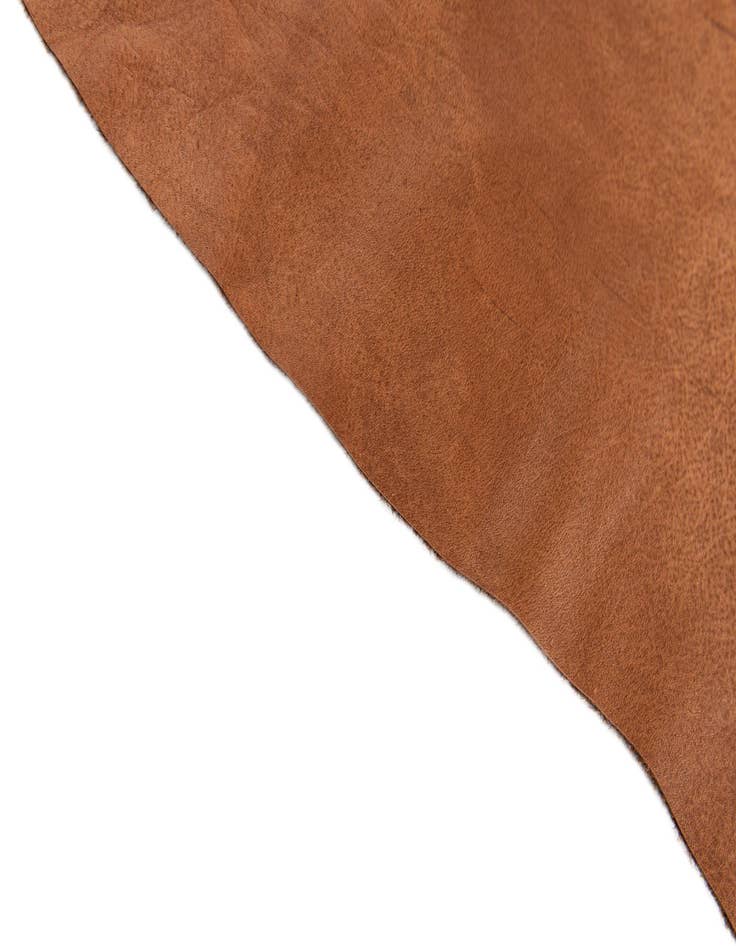 Detail image of  6' 5 x 6' 10 Cowhide Leather Square Rug