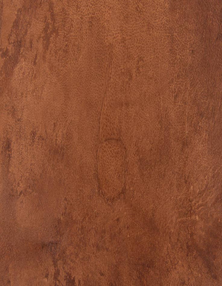 Detail image of  6' 8 x 6' 8 Cowhide Leather Square Rug