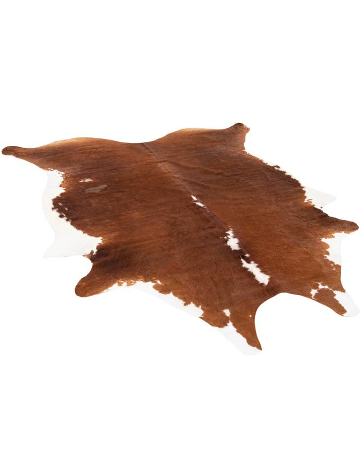 Detail image of  6' 5 x 6' 11 Cowhide Leather Square Rug