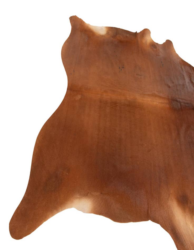 Detail image of  6' 7 x 7' 1 Cowhide Leather Square Rug