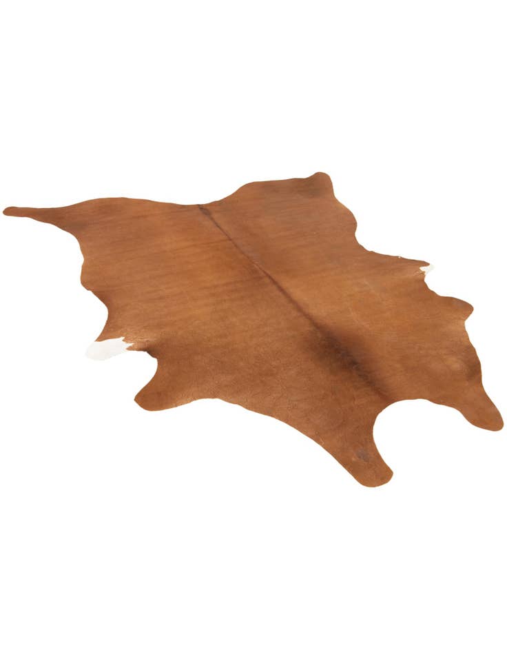 Detail image of  5' 10 x 6' 7 Cowhide Leather Square Rug