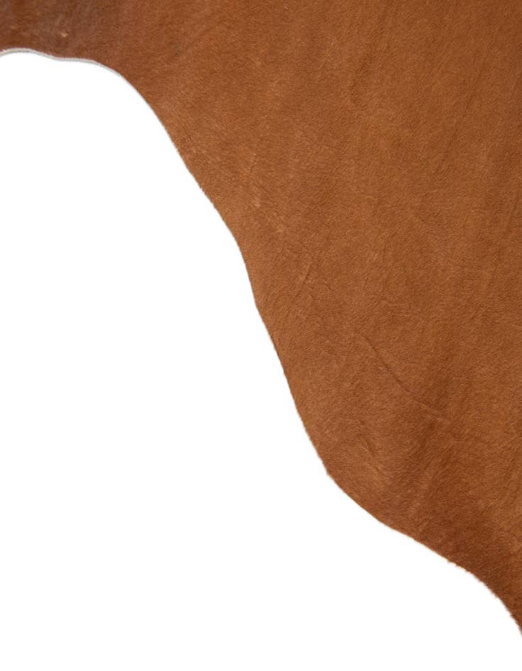 Detail image of  5' 10 x 6' 7 Cowhide Leather Square Rug