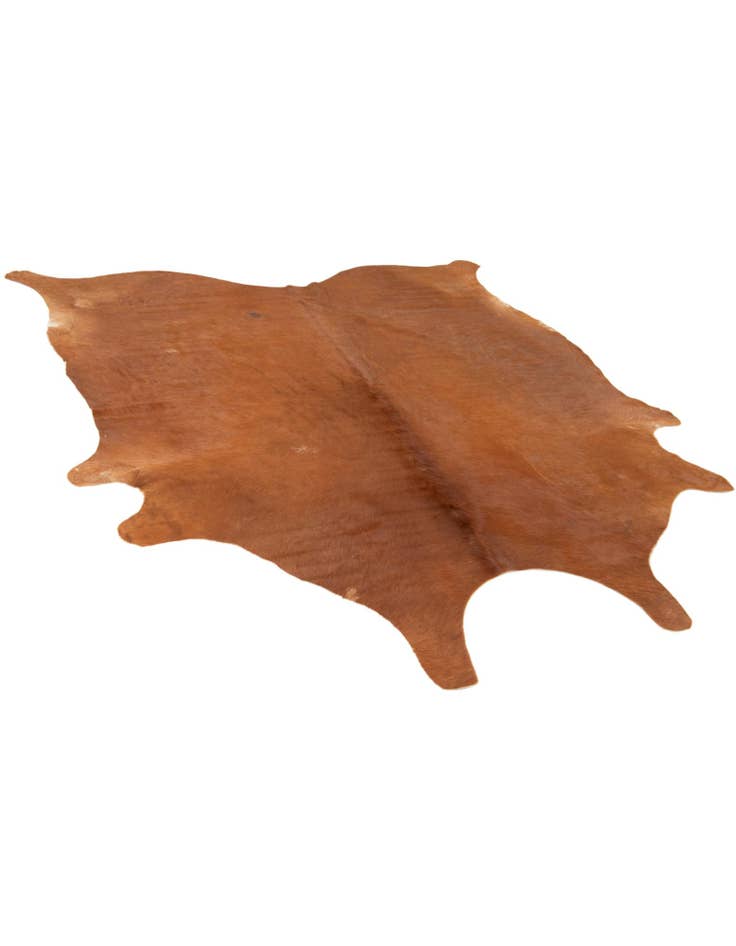 Detail image of  6' 5 x 7' 2 Cowhide Leather Square Rug