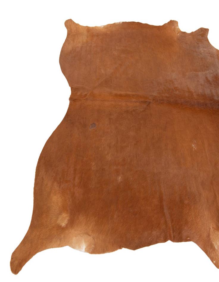 Detail image of  6' 5 x 7' 2 Cowhide Leather Square Rug
