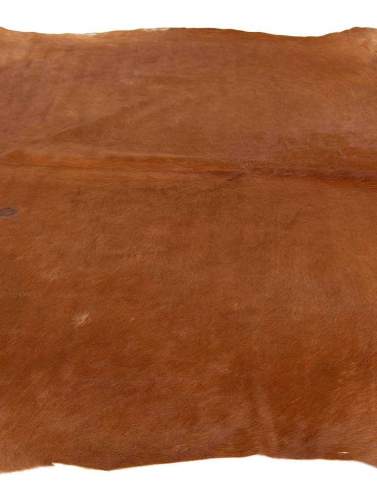 Detail image of  6' 5 x 7' 2 Cowhide Leather Square Rug