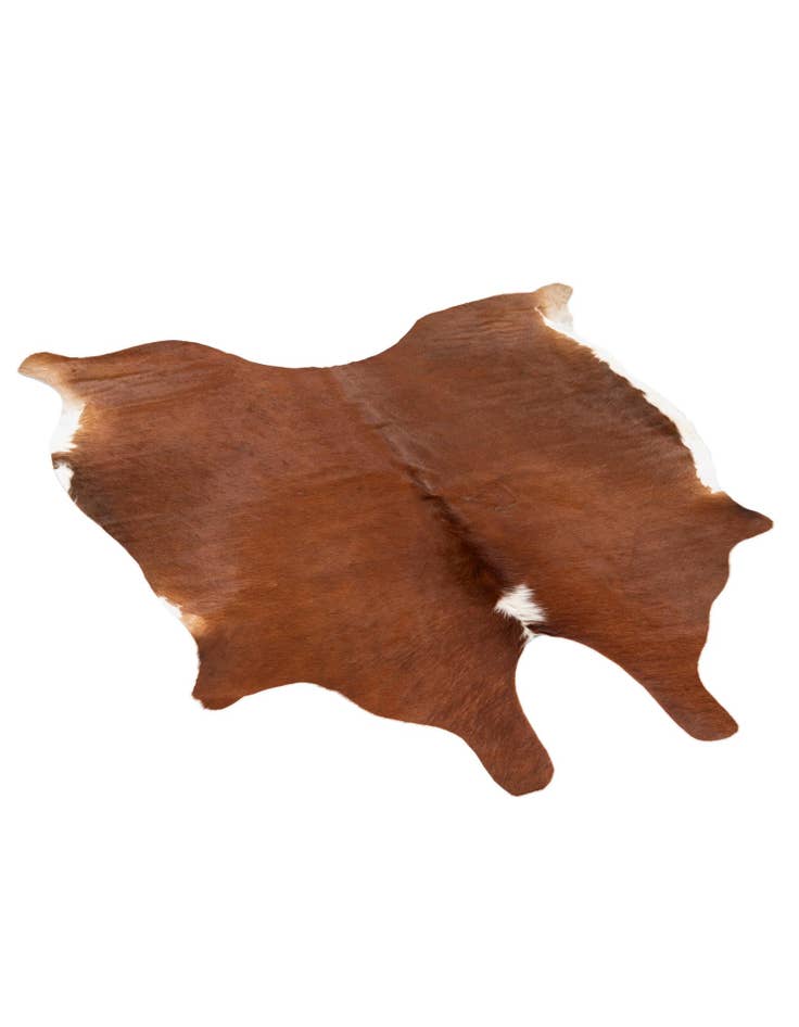 Detail image of  5' 5 x 5' 5 Cowhide Leather Square Rug