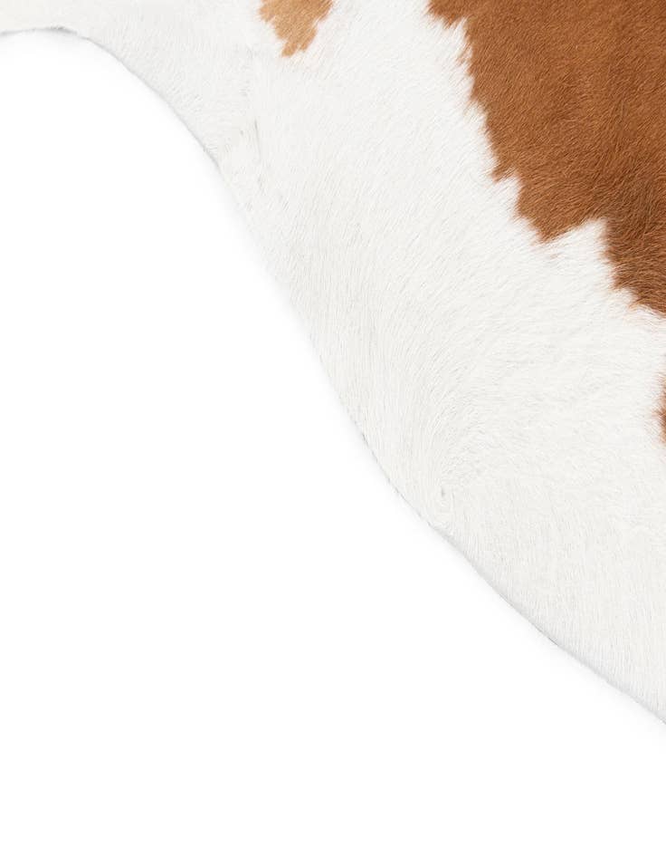 Detail image of  6' 2 x 6' 2 Cowhide Leather Square Rug